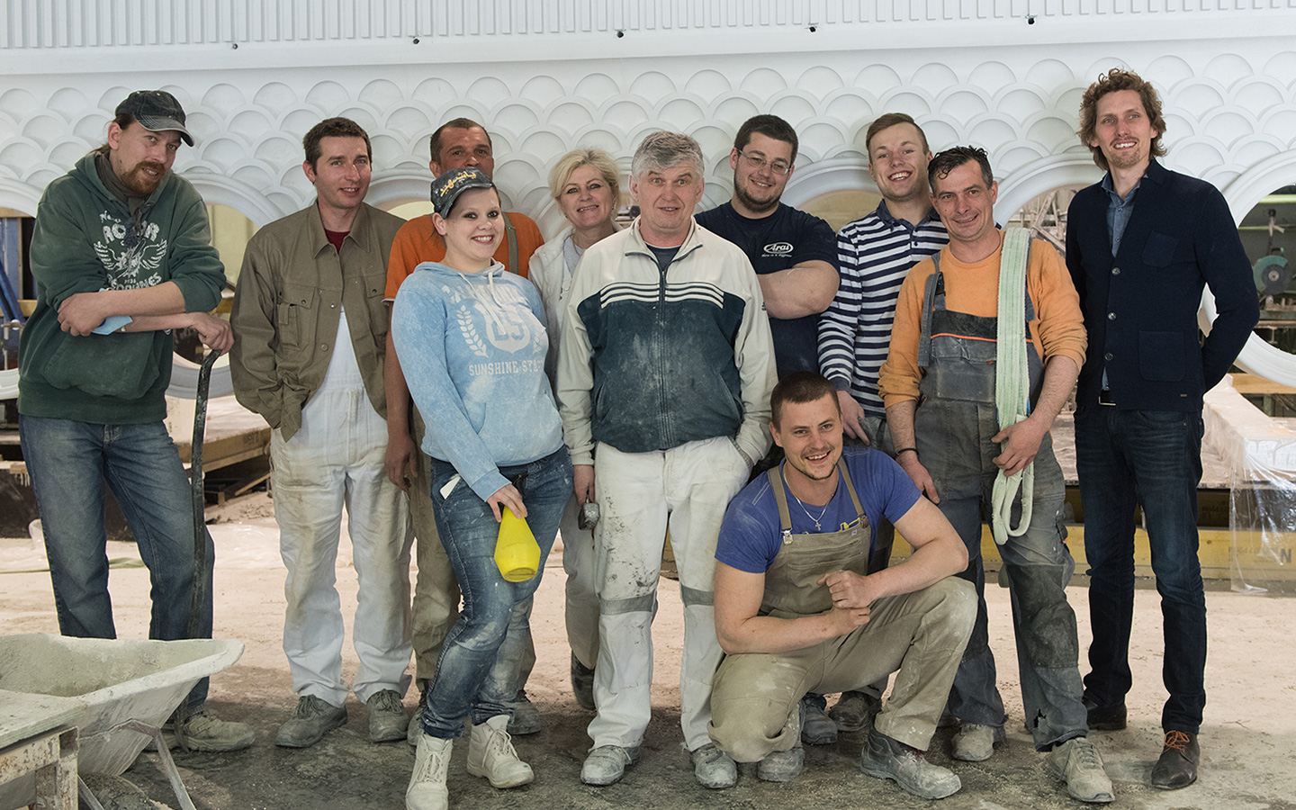 Bildslider - Gruppenbild Unternehmen MAXX raumelemente